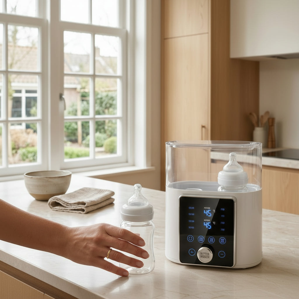 Smart Baby Flessenwarmer & Sterilisator – Snel, Veilig & Altijd Perfecte Temperatuur
