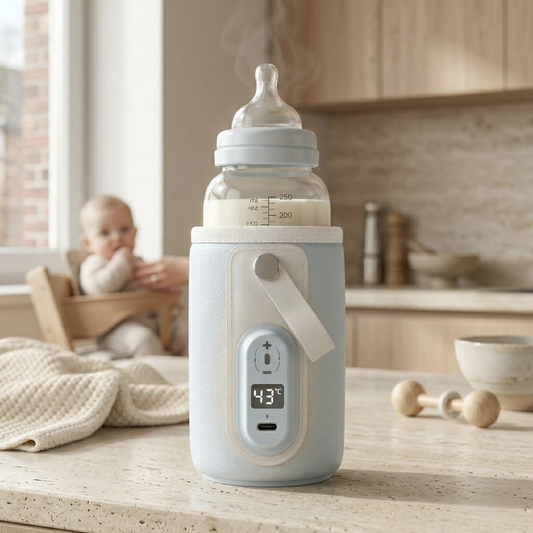 On-The-Go Baby Flessenwarmer – Draagbaar, Snel & Veilig Verwarmen