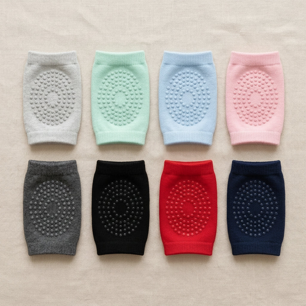 Baby Kniebeschermers – Antislip & Zacht Comfort voor Kruipende Baby’s